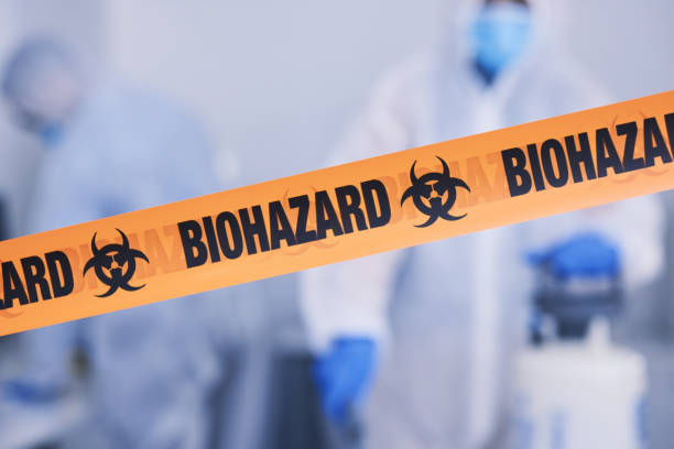 Professional Biohazard Cleanup technician working in Michigantown, IN